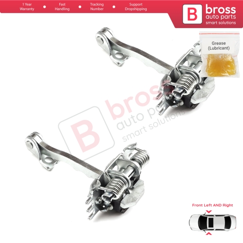 2 Pieces Front Door Hinge Stop Check Strap Limiter for Renault Laguna MK3 X91 2007-2015 Hatch Estate 804310001R 