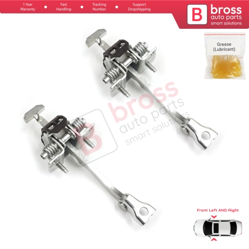 2 Pieces Front Door Hinge Stop Check Strap Limiter for Vauxhall Opel Vectra C Signum 2003-2008 5160245 