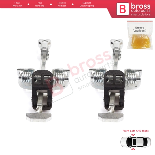 2 Pieces Front Door Hinge Stop Check Strap Limiter for Vauxhall Opel Vectra C Signum 2003-2008 5160245 