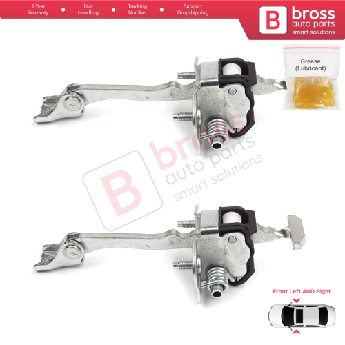 2 Pieces Front Door Hinge Stop Check Strap Limiter for Vauxhall Opel Vectra C Signum 2003-2008 5160245 