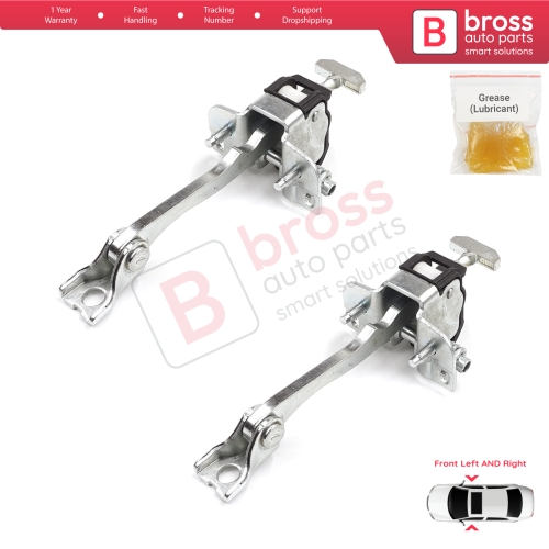 2 Pieces Front Door Hinge Stop Check Strap Limiter for Vauxhall Opel Vectra C Signum 2003-2008 5160245 