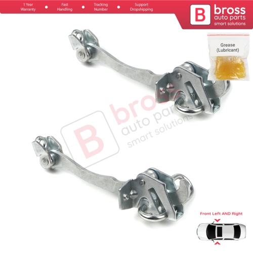 2 Pieces Front Door Hinge Stop Check Strap Limiter for Vauxhall Opel Astra G 1998-2009 4/5 Door 160249