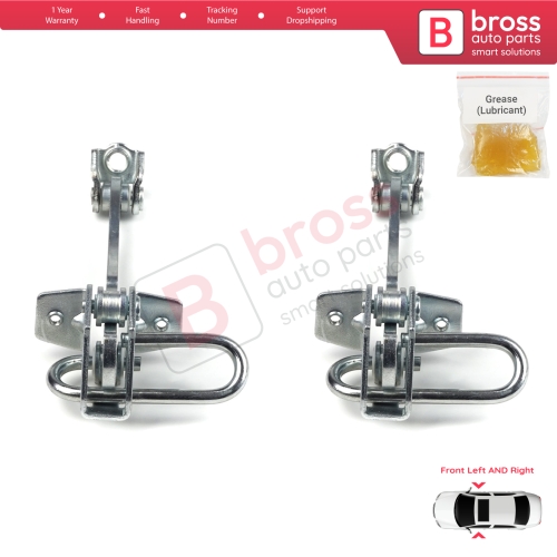 2 Pieces Front Door Hinge Stop Check Strap Limiter for Vauxhall Opel Astra G 1998-2009 4/5 Door 160249