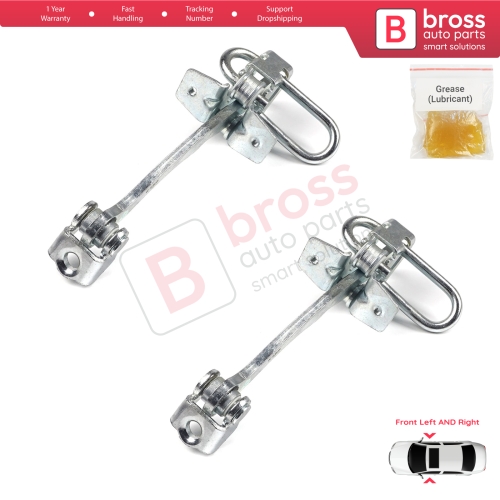 2 Pieces Front Door Hinge Stop Check Strap Limiter for Vauxhall Opel Astra G 1998-2009 4/5 Door 160249