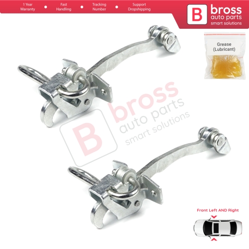 2 Pieces Front Door Hinge Stop Check Strap Limiter for Vauxhall Opel Astra G 1998-2009 4/5 Door 160249
