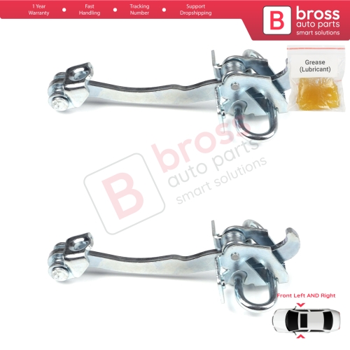 2 Pieces Front Door Hinge Stop Check Strap Limiter for Vauxhall Opel Astra G 1998-2009 2/3 Door Zafira A 1999-2006 160245 