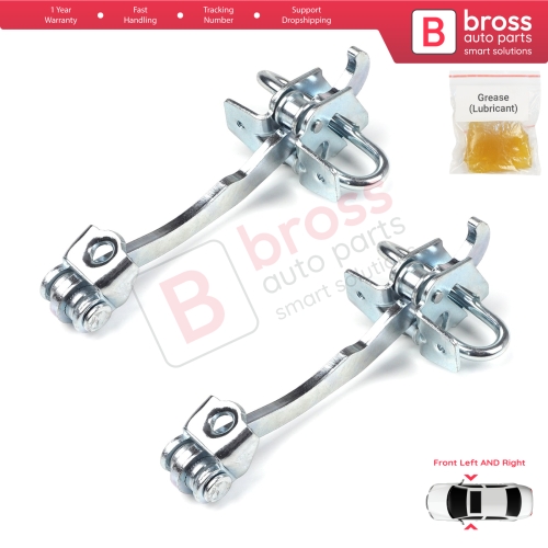 2 Pieces Front Door Hinge Stop Check Strap Limiter for Vauxhall Opel Astra G 1998-2009 2/3 Door Zafira A 1999-2006 160245 