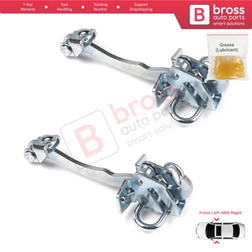 2 Pieces Front Door Hinge Stop Check Strap Limiter for Vauxhall Opel Astra G 1998-2009 2/3 Door Zafira A 1999-2006 160245 