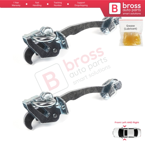 2 Pieces Front Door Hinge Stop Check Strap Limiter for Vauxhall Opel Astra G 1998-2009 2/3 Door Zafira A 1999-2006 160245 