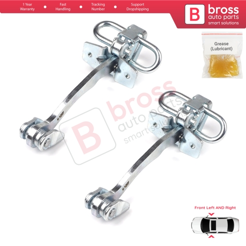 2 Pieces Front Door Hinge Stop Check Strap Limiter for Vauxhall Opel Astra G 1998-2009 2/3 Door Zafira A 1999-2006 160245 