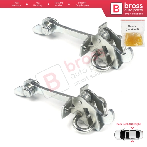 2 Pieces Rear Door Hinge Stop Check Strap Limiter for Vauxhall Opel Astra G 1998-2009 Zafira A 1999-2006 160243