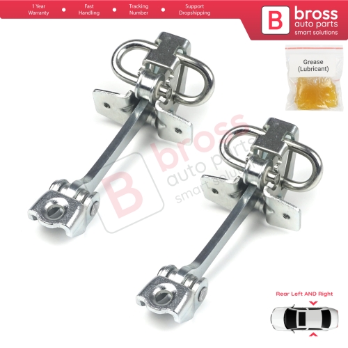 2 Pieces Rear Door Hinge Stop Check Strap Limiter for Vauxhall Opel Astra G 1998-2009 Zafira A 1999-2006 160243