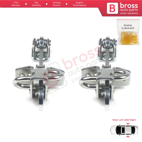 2 Pieces Rear Door Hinge Stop Check Strap Limiter for Vauxhall Opel Astra G 1998-2009 Zafira A 1999-2006 160243