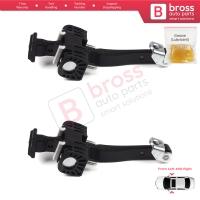 2 Pieces Front Door Hinge Stop Check Strap Limiter for Vauxhall Opel Astra H MK5 2004-2014 2/3/4/5 Door 5160251 13107175