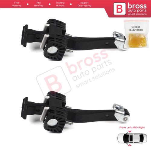 2 Pieces Front Door Hinge Stop Check Strap Limiter for Vauxhall Opel Astra H MK5 2004-2014 2/3/4/5 Door 5160251 13107175