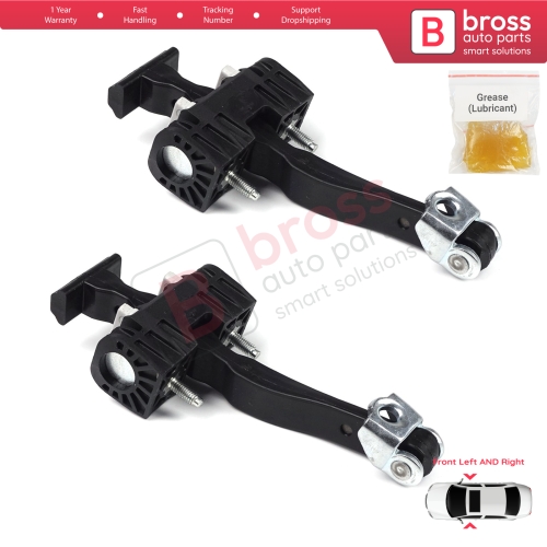 2 Pieces Front Door Hinge Stop Check Strap Limiter for Vauxhall Opel Astra H MK5 2004-2014 2/3/4/5 Door 5160251 13107175