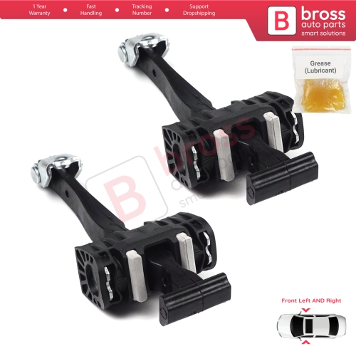 2 Pieces Front Door Hinge Stop Check Strap Limiter for Vauxhall Opel Astra H MK5 2004-2014 2/3/4/5 Door 5160251 13107175