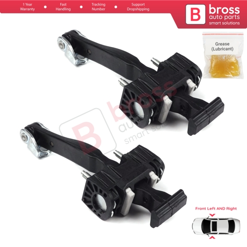 2 Pieces Front Door Hinge Stop Check Strap Limiter for Vauxhall Opel Astra H MK5 2004-2014 2/3/4/5 Door 5160251 13107175
