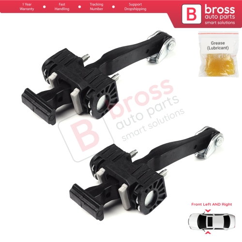 2 Pieces Front Door Hinge Stop Check Strap Limiter for Vauxhall Opel Astra H MK5 2004-2014 2/3/4/5 Door 5160251 13107175