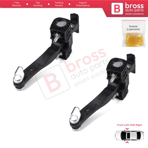 2 Pieces Front Door Hinge Stop Check Strap Limiter for Vauxhall Opel Astra H MK5 2004-2014 2/3/4/5 Door 5160251 13107175
