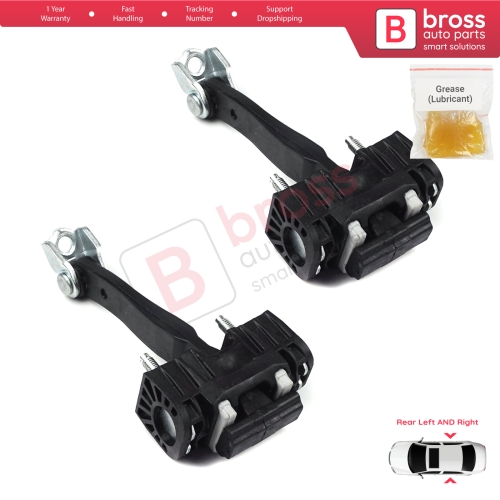 2 Pieces Rear Door Hinge Stop Check Strap Limiter for Vauxhall Opel Astra H MK5 5160252 13107851