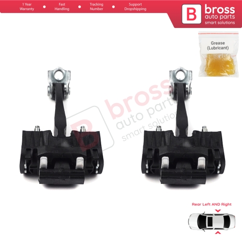 2 Pieces Rear Door Hinge Stop Check Strap Limiter for Vauxhall Opel Astra H MK5 5160252 13107851