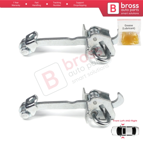 2 Pieces Front Door Hinge Stop Check Strap Limiter for Vauxhall Opel Corsa C X01 Combo C Tigra B TwinTop 160256