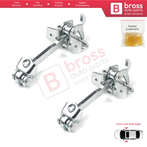 2 Pieces Front Door Hinge Stop Check Strap Limiter for Vauxhall Opel Corsa C X01 Combo C Tigra B TwinTop 160256