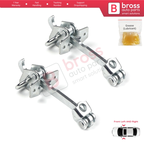 2 Pieces Front Door Hinge Stop Check Strap Limiter for Vauxhall Opel Corsa C X01 Combo C Tigra B TwinTop 160256