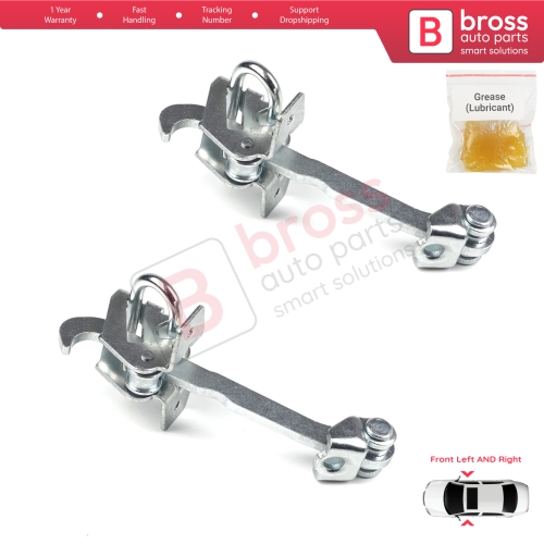 2 Pieces Front Door Hinge Stop Check Strap Limiter for Vauxhall Opel Corsa C X01 Combo C Tigra B TwinTop 160256