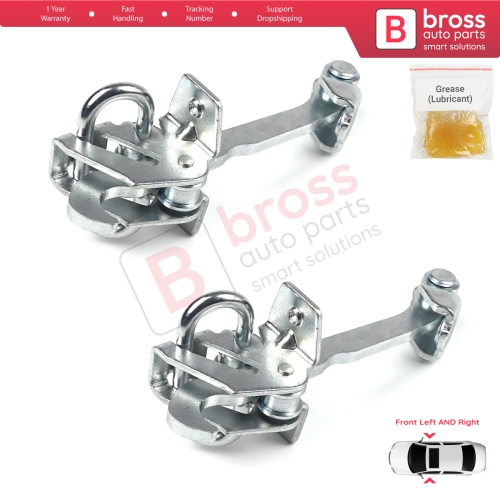 2 Pieces Front Door Hinge Stop Check Strap Limiter for Vauxhall Opel Corsa C X01 Combo C Tigra B TwinTop 160256