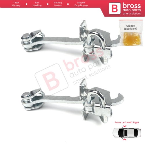 2 Pieces Front Door Hinge Stop Check Strap Limiter for Vauxhall Opel Corsa C X01 Combo C Tigra B TwinTop 160256