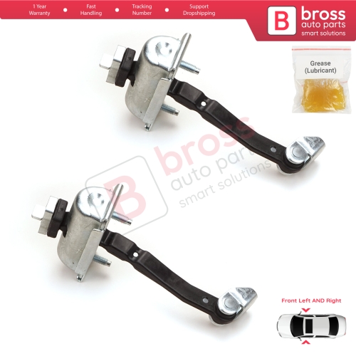 2 Pieces Front Door Hinge Stop Check Strap Limiter for Vauxhall Opel Corsa D 2006-2014 4/5-Door 5160257 