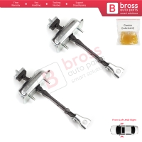 2 Pieces Front Door Hinge Stop Check Strap Limiter for Vauxhall Opel Astra J Cascada 160010 13270665