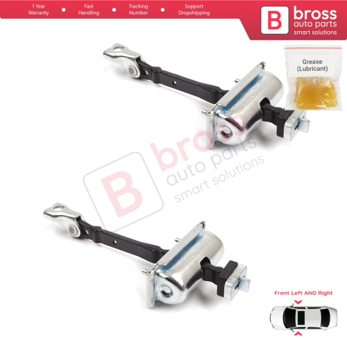 2 Pieces Front Door Hinge Stop Check Strap Limiter for Vauxhall Opel Astra J Cascada 160010 13270665