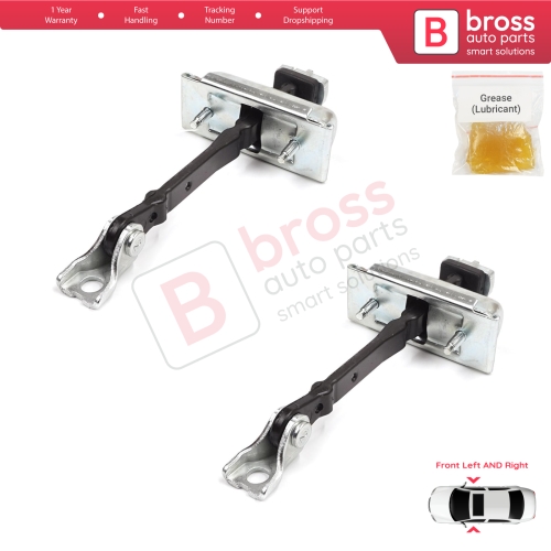 2 Pieces Front Door Hinge Stop Check Strap Limiter for Vauxhall Opel Astra J Cascada 160010 13270665