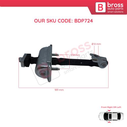 Front Door Hinge Stop Check Strap Limiter 160010 13270665 for Vauxhall Opel Astra J Cascada