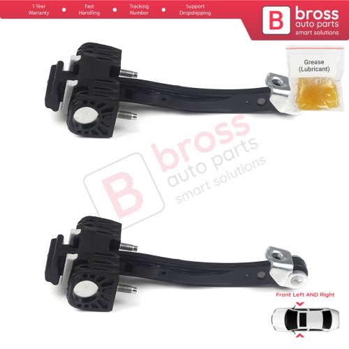 2 Pieces Front Door Hinge Stop Check Strap Limiter for Vauxhall Opel Insignia A 5160264 