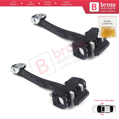 2 Pieces Front Door Hinge Stop Check Strap Limiter for Vauxhall Opel Insignia A 5160264 