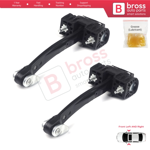 2 Pieces Front Door Hinge Stop Check Strap Limiter for Vauxhall Opel Insignia A 5160264 
