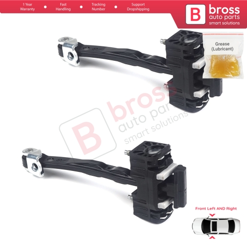 2 Pieces Front Door Hinge Stop Check Strap Limiter for Vauxhall Opel Insignia A 5160264 