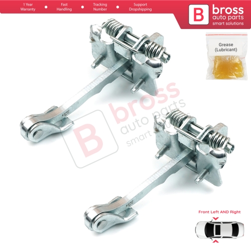 2 Pieces Front Door Hinge Stop Check Strap Limiter for Renault Trafic MK2 Vauxhall Opel Vivaro A Nissan PriMastar X83 4408993