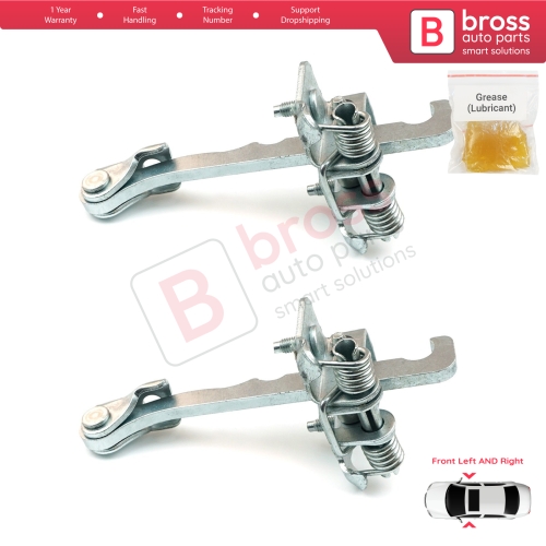 2 Pieces Front Door Hinge Stop Check Strap Limiter for Renault Trafic MK2 Vauxhall Opel Vivaro A Nissan PriMastar X83 4408993