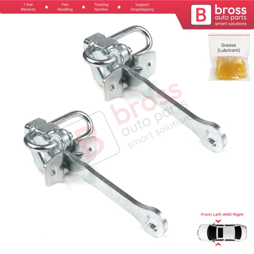 2 Pieces Front Door Hinge Stop Check Strap Limiter for Vauxhall Opel Omega B 1994-2003 Cadillac Catera 1997-2001 5160232