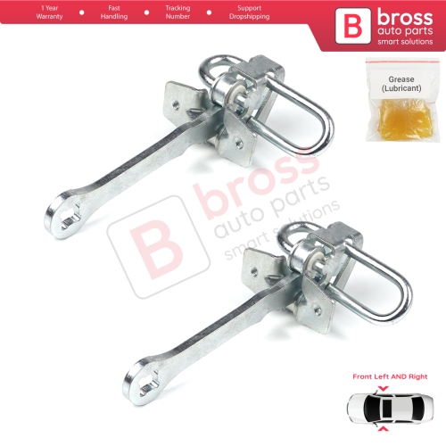 2 Pieces Front Door Hinge Stop Check Strap Limiter for Vauxhall Opel Omega B 1994-2003 Cadillac Catera 1997-2001 5160232