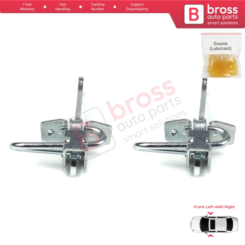 2 Pieces Front Door Hinge Stop Check Strap Limiter for Vauxhall Opel Omega B 1994-2003 Cadillac Catera 1997-2001 5160232