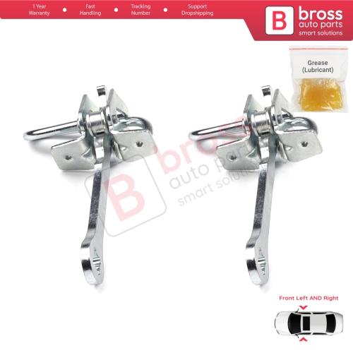 2 Pieces Front Door Hinge Stop Check Strap Limiter for Vauxhall Opel Omega B 1994-2003 Cadillac Catera 1997-2001 5160232