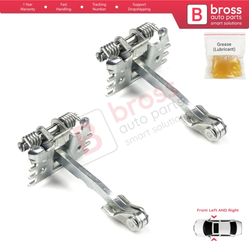 2 Pieces Rear Door Hinge Stop Check Strap Limiter for Renault Laguna MK2 2001-2007 Twingo 2 2007-2014 Wind 8200000722