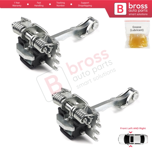 2 Pieces Rear Door Hinge Stop Check Strap Limiter for Renault Laguna MK2 2001-2007 Twingo 2 2007-2014 Wind 8200000722
