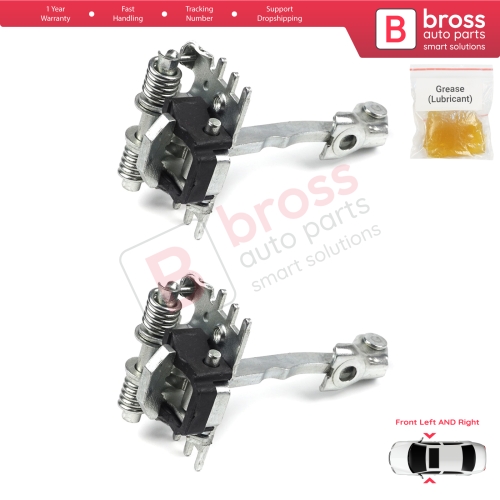 2 Pieces Rear Door Hinge Stop Check Strap Limiter for Renault Laguna MK2 2001-2007 Twingo 2 2007-2014 Wind 8200000722